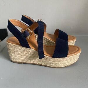 Navy Espadilles